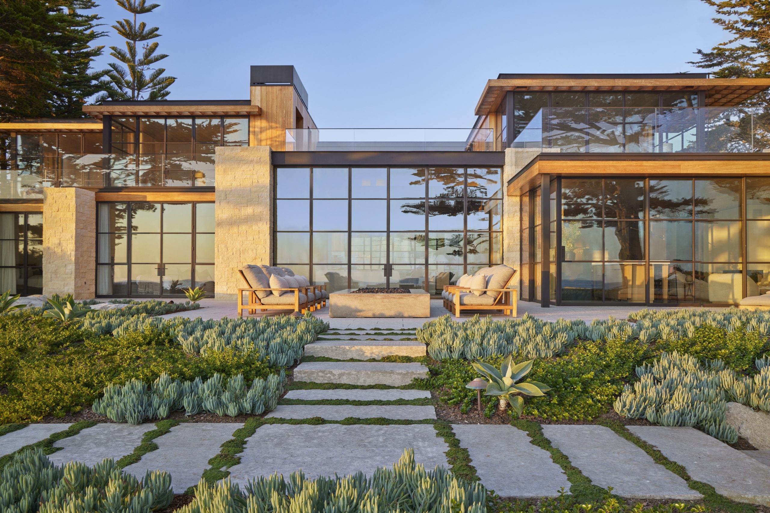 AI window specification architects - luxury home high performance windows exterior