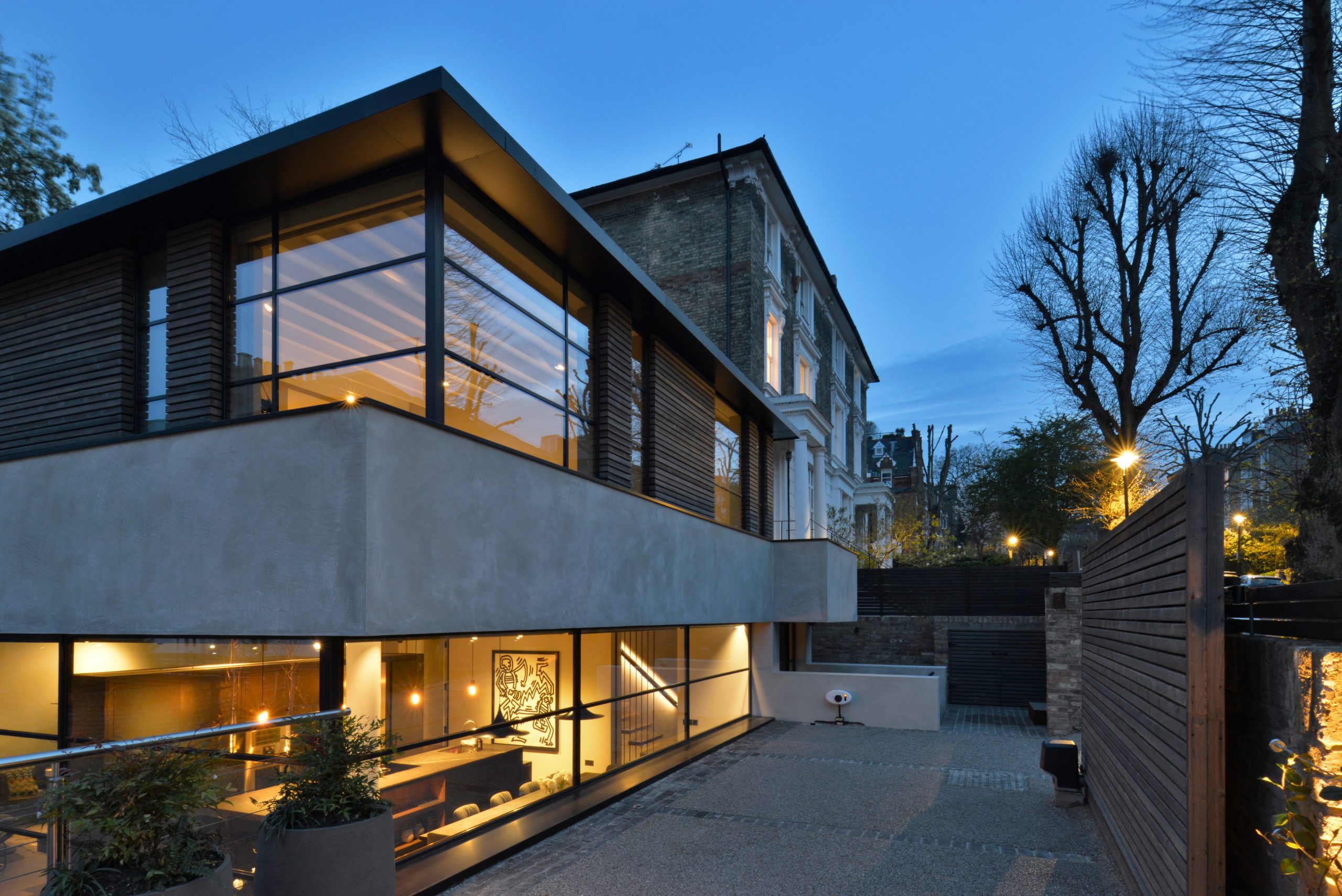 window-u-factor-modern-home-aluminum-windows-night-exterior-1 window u-factor - modern home aluminum windows night exterior